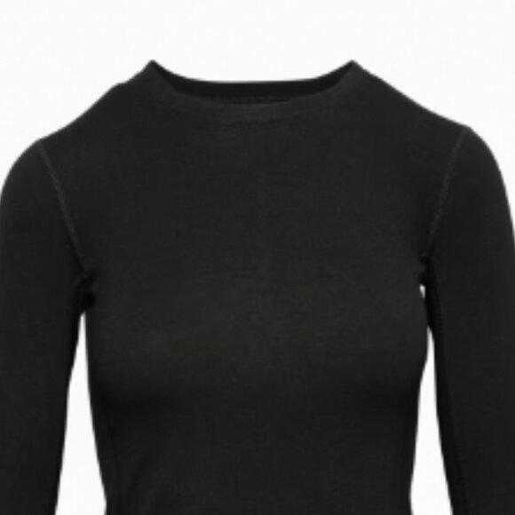 TNA | TnAction  | Brink Merino Wool Long Sleeve | Black - Picture 3 of 14